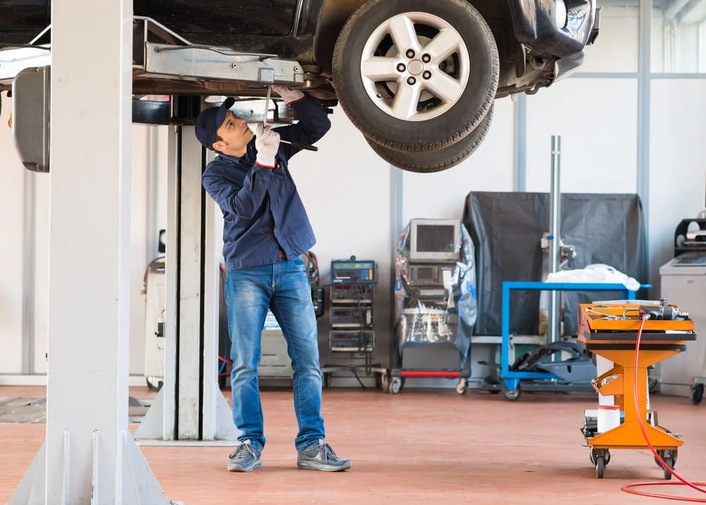 Clean and bright workshop